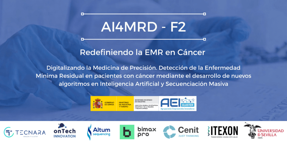 AI4MRD - F2 project on redefining EMR in cancer using AI and massive sequencing.